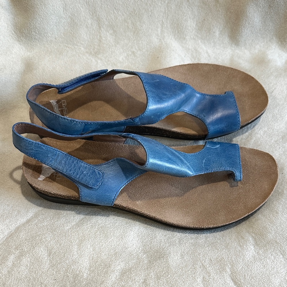 Dansko Reece Women's Vibrant Blue Sandals - Picture 4 of 13